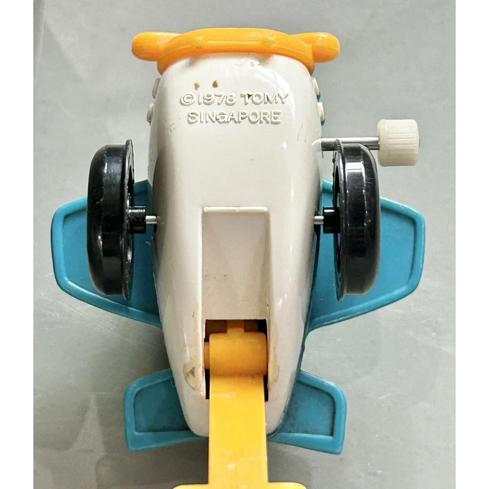 VTG Toy Flip‎ Flopper Plane Airplane Wind-Up Toy Asia Tomy 1978 *Not Working